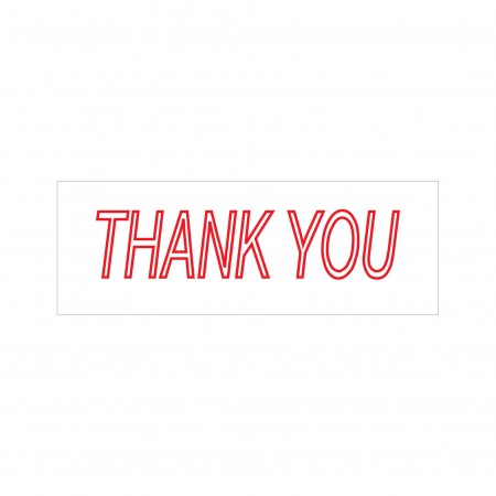 Thank You Stock Stamp 4911/161 38x14mm